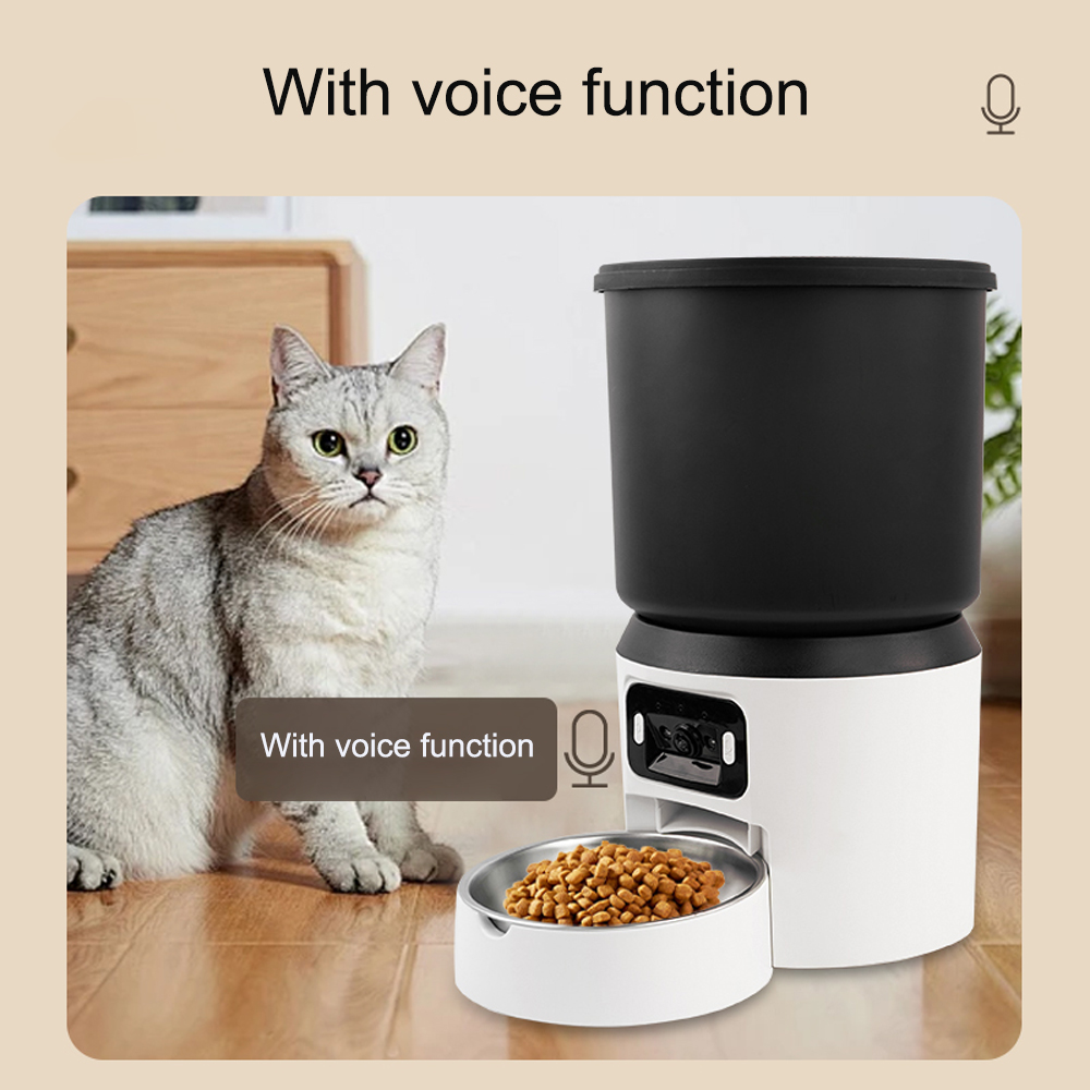 Kitchen Appliances Video - 4л кнопка кормушки для домашних животных