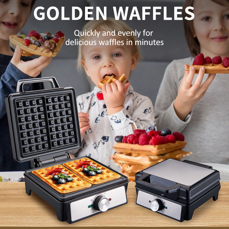 Вафельница, 2 ломтика, регулир – обзор и цена Waffle Iron Belgian