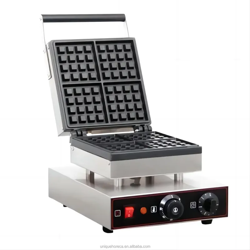 Коммерческая электрическая ваф – обзор и цена Waffle Iron Belgian