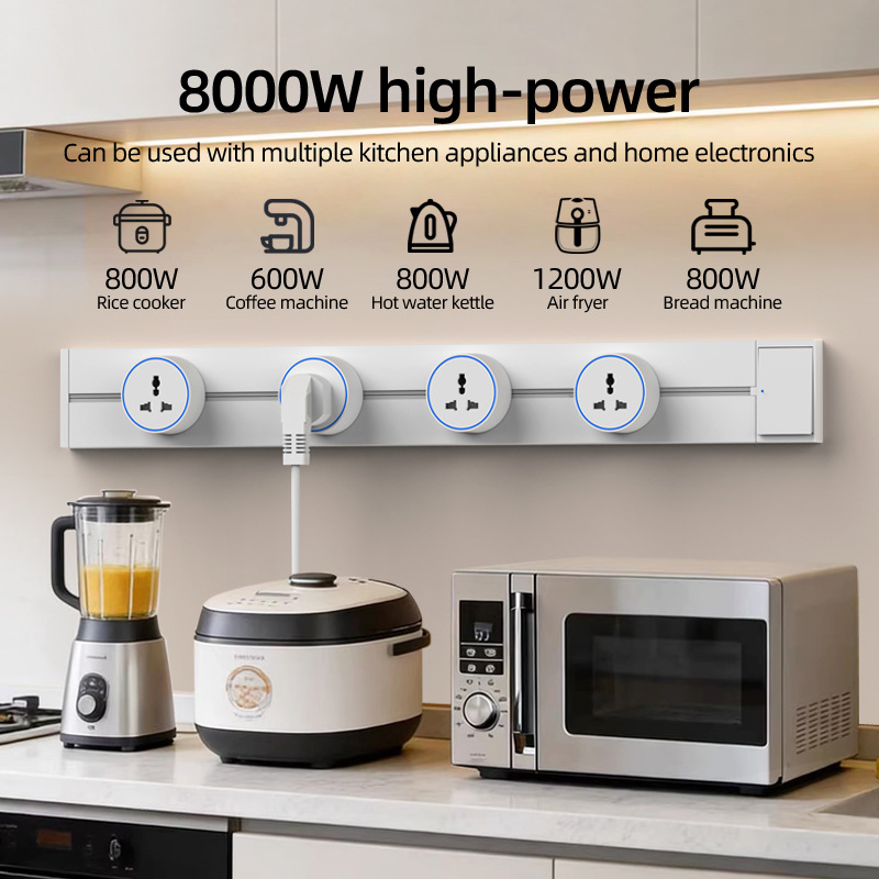 Белая мобильная розетка-трек д – обзор и цена Kitchen Appliances In White