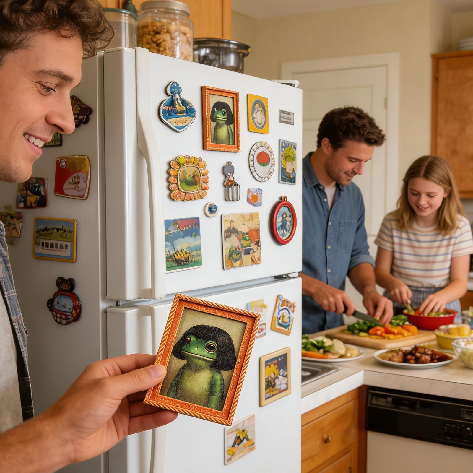 Магниты-лягушки, милые забавны – обзор и цена Kitchen Appliances Photos